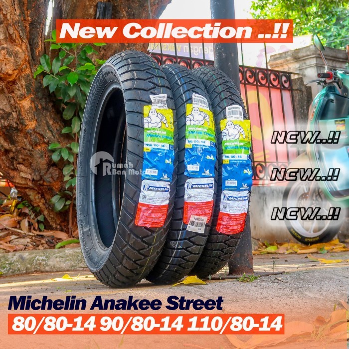 MICHELIN ANAKEE STREET 80/90-14 90/90-14 110/80 BAN X-RIDE BEAT STREET
