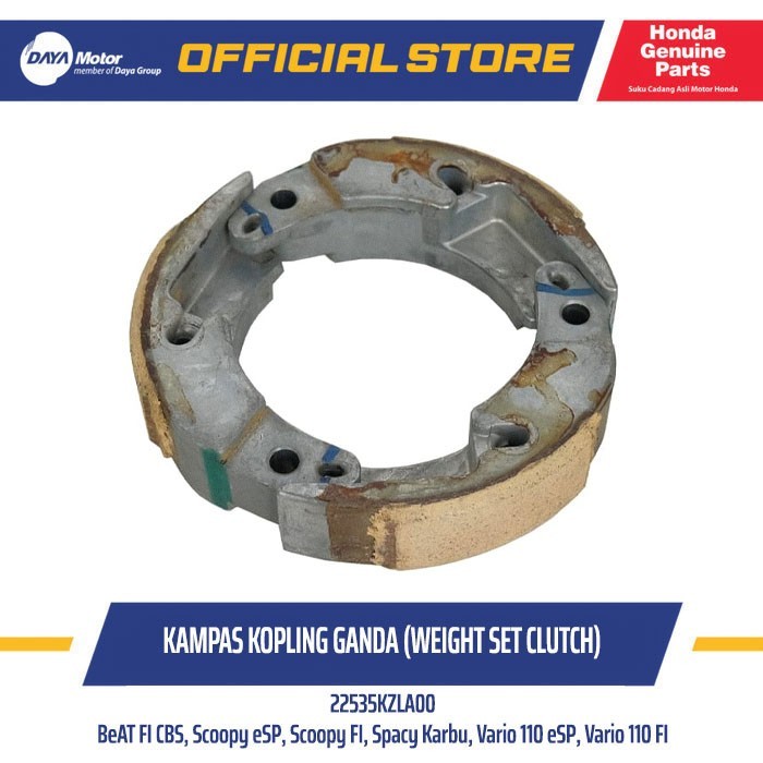 22535KZLA00 Kampas Kopling Ganda HONDA BEAT FI, SPACY, VARIO 110