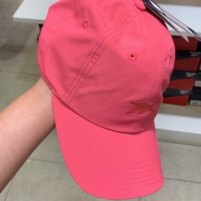 Topi pink Reebok original store Topi Reebok asli