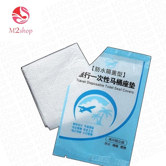 Alas duduk toilet closet seat cover tisu tatakan wc travel disposable