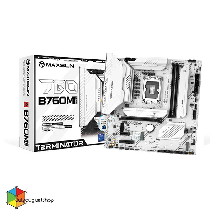 Maxsun Terminator B760M GKD5 ICE - Micro-ATX Motherboard LGA 1700 DDR5
