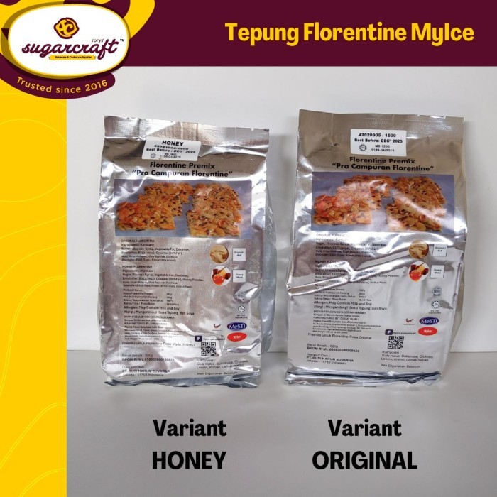 

Tepung Florentine Aramel Cooie 500Gr