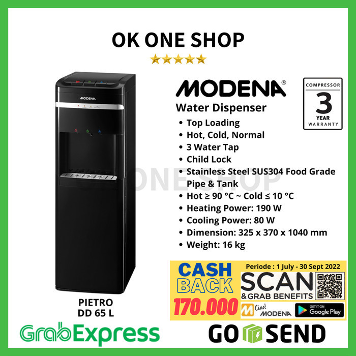 

Modena Dd 65 L Pietro - Water Dispenser Galon Bawah Original Dan Terpercaya