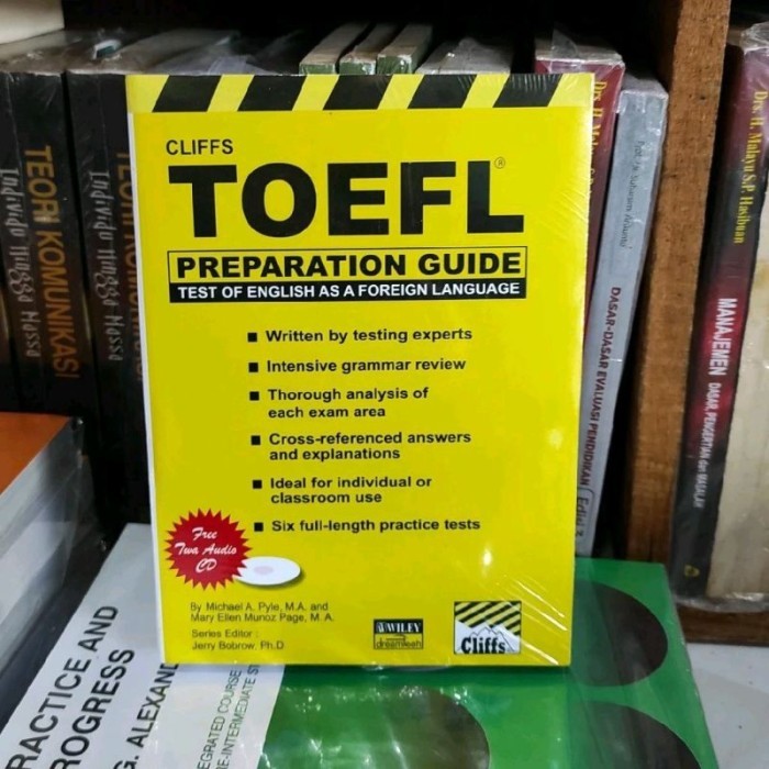New 100% Originalll Cliffs Toefl Preparation Guide Terbaru Best Quality Asli 100% Original