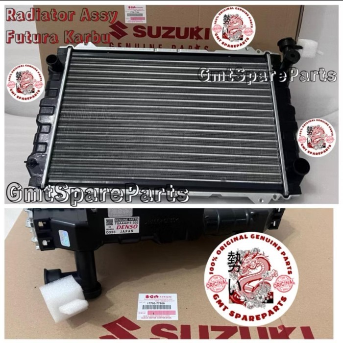 Radiator Assy Futura 1.3 1.5 Cc Karburator Original