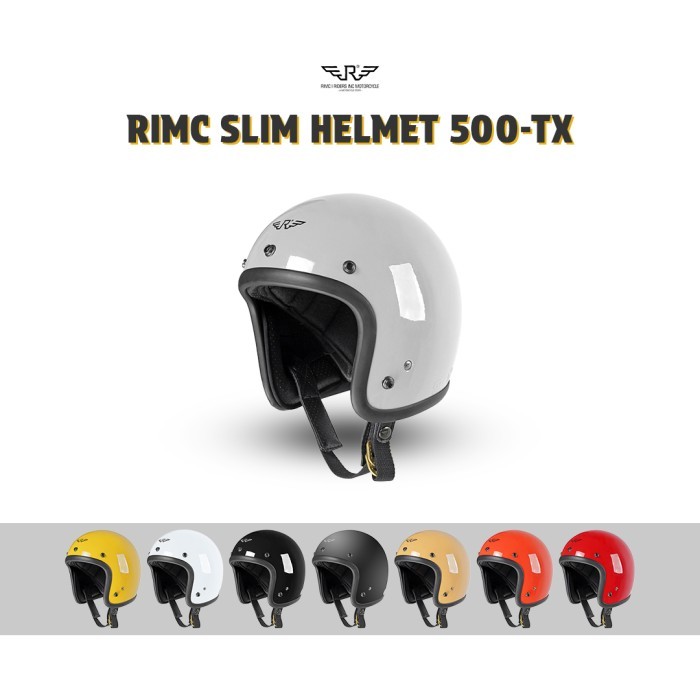 RIMC Helm 500-Tx Slim Helmet / Helm Slim Head / Retro Slim