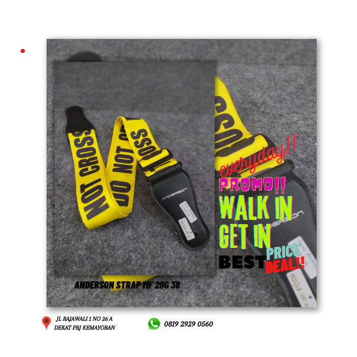 PROMO Anderson Strap Guitar/Bass MF 20 G 38