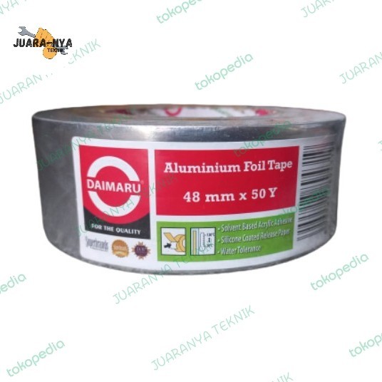 

Barang Terlaris Alumunium Foil Tape Daimaru 48Mm X 50 Yard Packing Aman