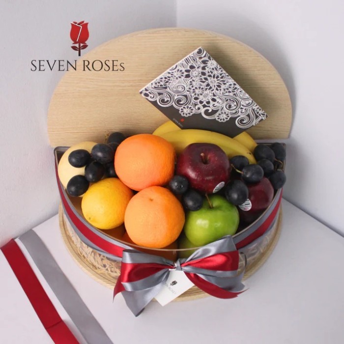 

PARCEL BUAH ACRILIC PREMIUM/HAMPERS BUAH CANTIK/HAMPERS LAMARAN