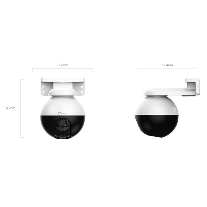 EZVIZ C8W PRO 5MP PANTILT 2 WAY AUDIO ALARM SIRENE OUTDOOR WIFI CAMERA