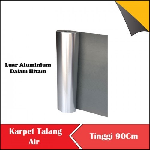 TERLARIS KARPET TALANG AIR ATAP ANTI BOCOR PLASTIK ALUMINIUM 90 CM TEBAL TMSS