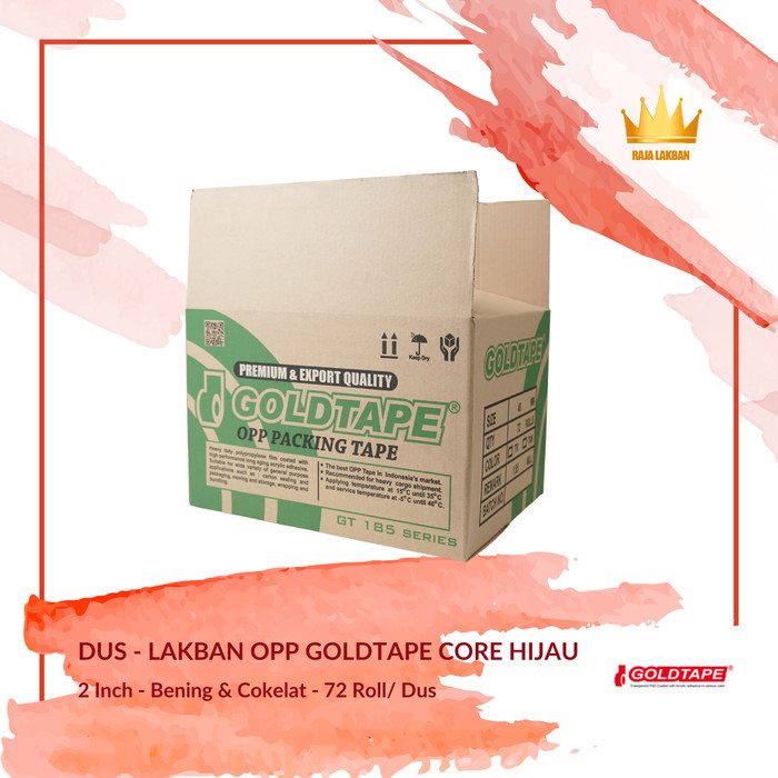 

Sale Lakban Goldtape / Plakban Goldtape Opp Core Hijau 80Yard - Per Dus