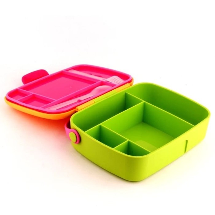 BENTO LUNCH BOX MIRIP MUNCHKIN/KOTAK MAKAN BENTO SEKAT ANTI TUMPAH