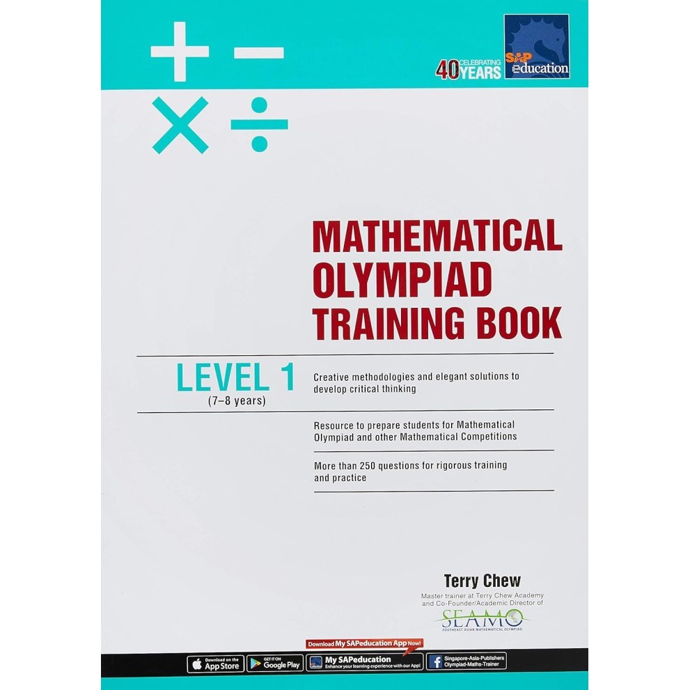 

Sale Mathematical Olympiad Training Book Level 1 - 6 School