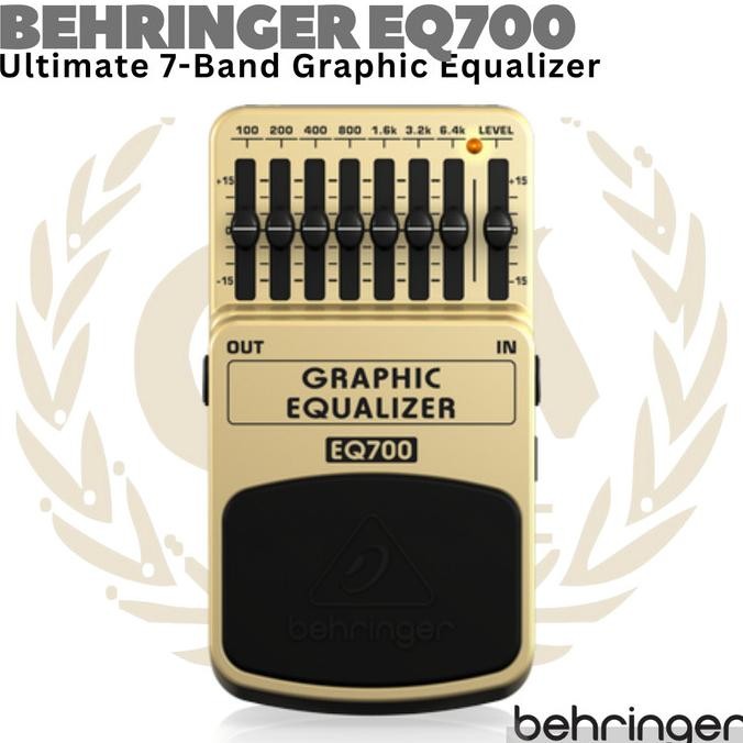BEHRINGER EQ700 Ultimate 7-Band Graphic Equalizer | Efek Gitar Stomp