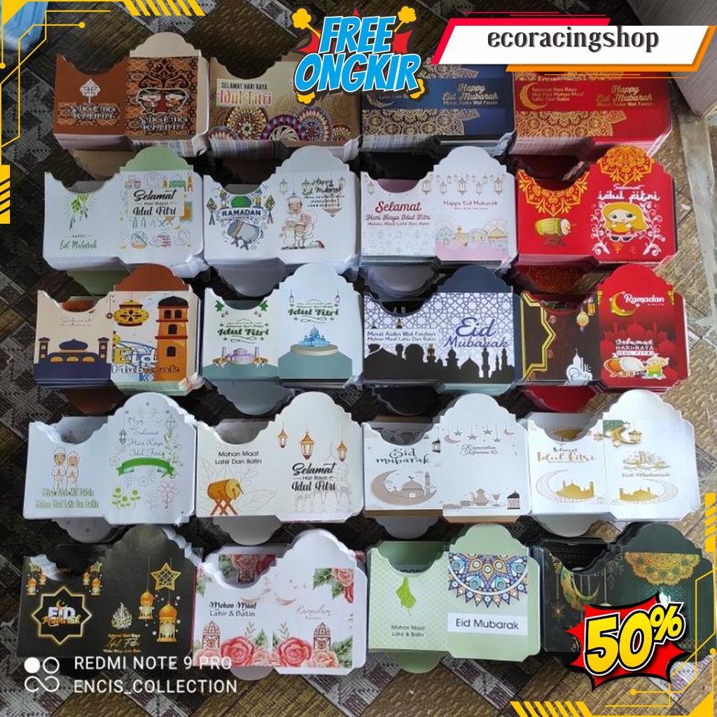 

Pilih Motif - 100 Lembar Amplop Lebaran Medium Muslim Cod