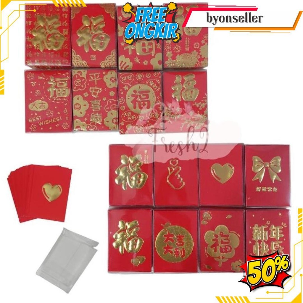 

Angpao Imlek Isi 30 Pcs Umum Ukuran Mini / Angpao Imlek 2025 Original Produk