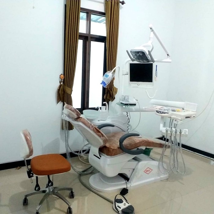 Dental Unit full elektrik Kursi gigi LED sensor