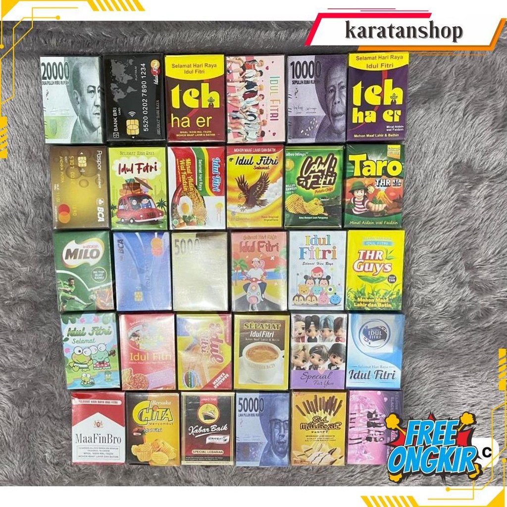 

Amplop Lebaran Isi 50 Lembar Angpao Idul Fitri Thr Lucu Unik Motif Karakter Bisa Cod