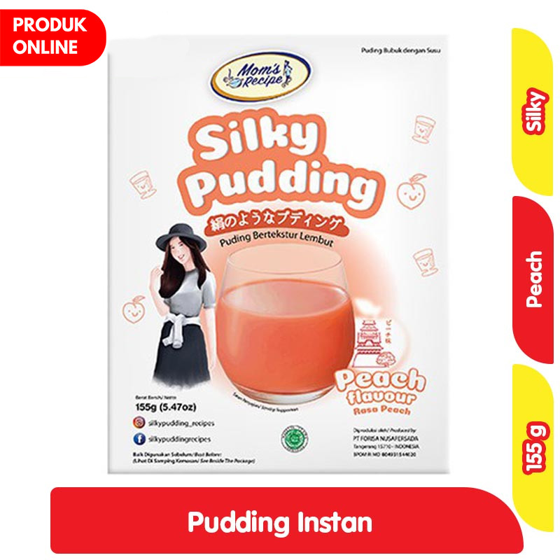 

Mom's Recipe Silky Pudding Instan Persik 155 g