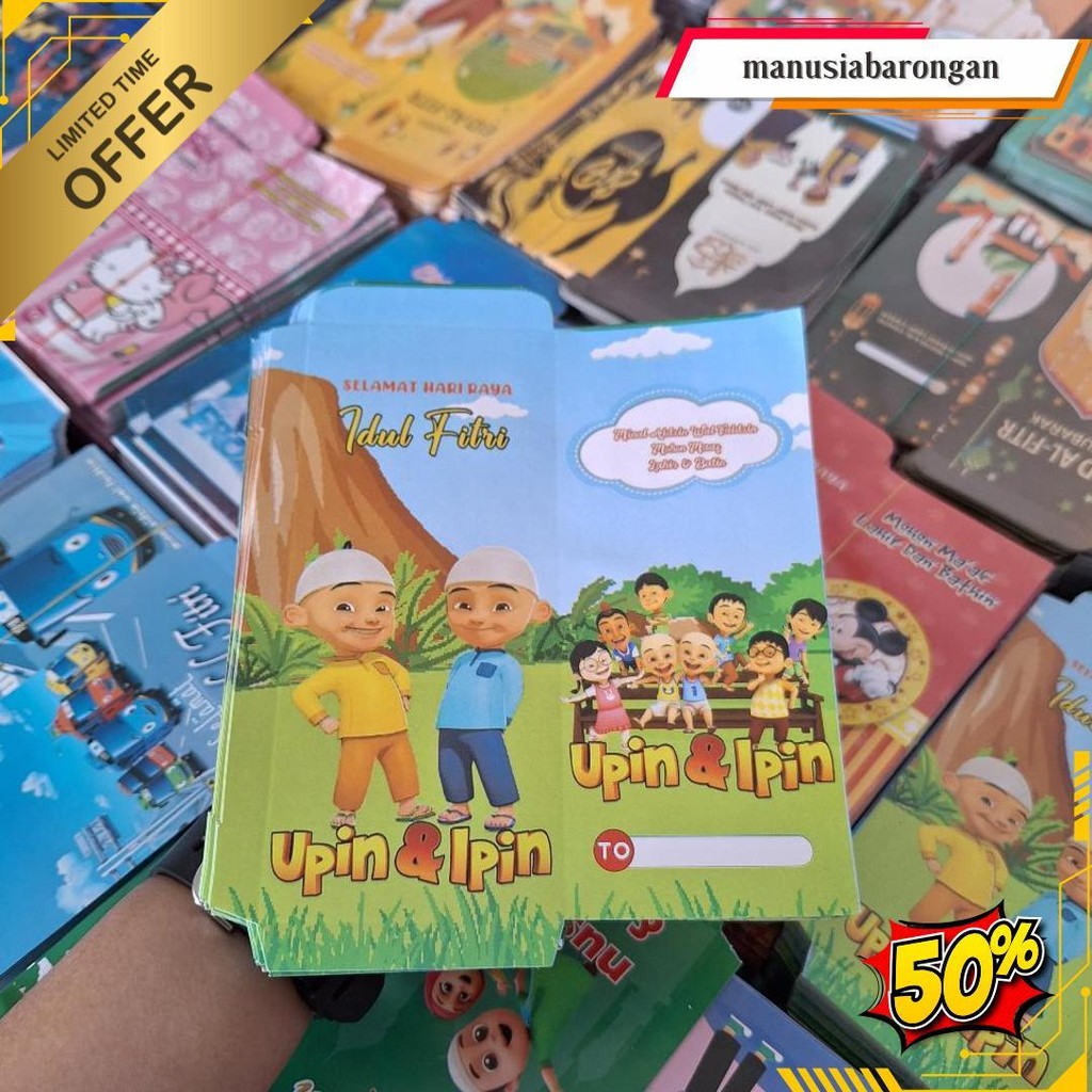 

(100 Lembar) Amplop Lebaran Ukuran Jumbo Uang Tidak Ditekuk Terlaris