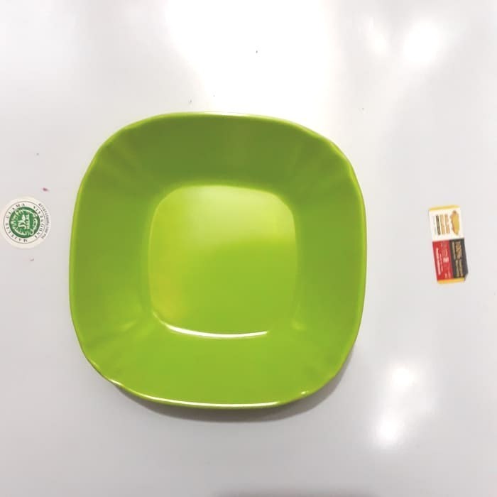 %$%$%$%$] Piring Kecil Segi Kotak Hijau Saji Saos Sambal Sauce Dish Sayur Lauk