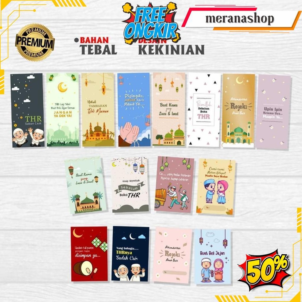 

Amplop Lebaran Hari Raya Idul Fitri Kekinian Unik Aesthetic Kertas Tebal Murah 2025 (Isi 10 Pcs) Cod
