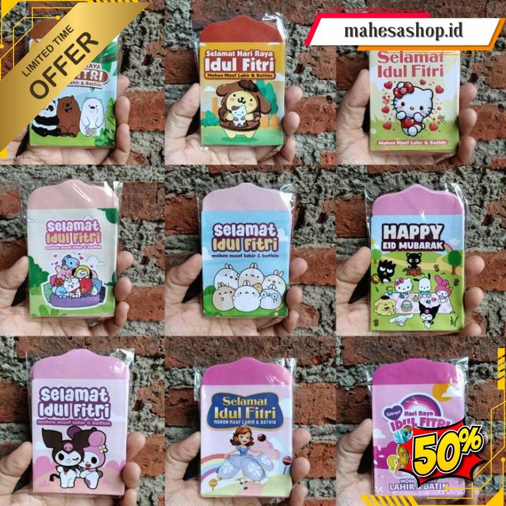 

Amplop Lebaran Idul Fitri Size Medium 7X12Cm Gratis Ongkir