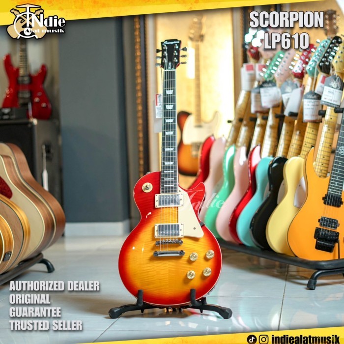 New Gitar Elektrik Scorpion Model LESPAUL LP610 LP 610