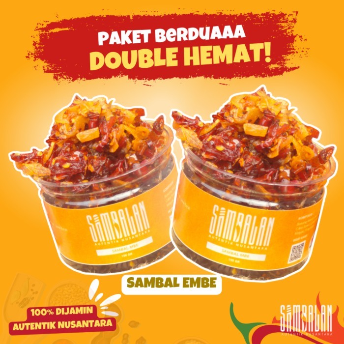 

TERLARIS [BEST SELLER] PAKET DOUBLE HEMAT (SAMBAL EMBE BALI) MURAH!!! MURAH