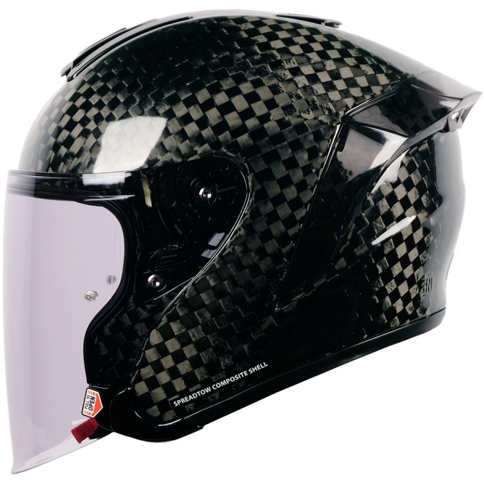 Njs Kairoz Carbon Spreadtow - Helm Half Face