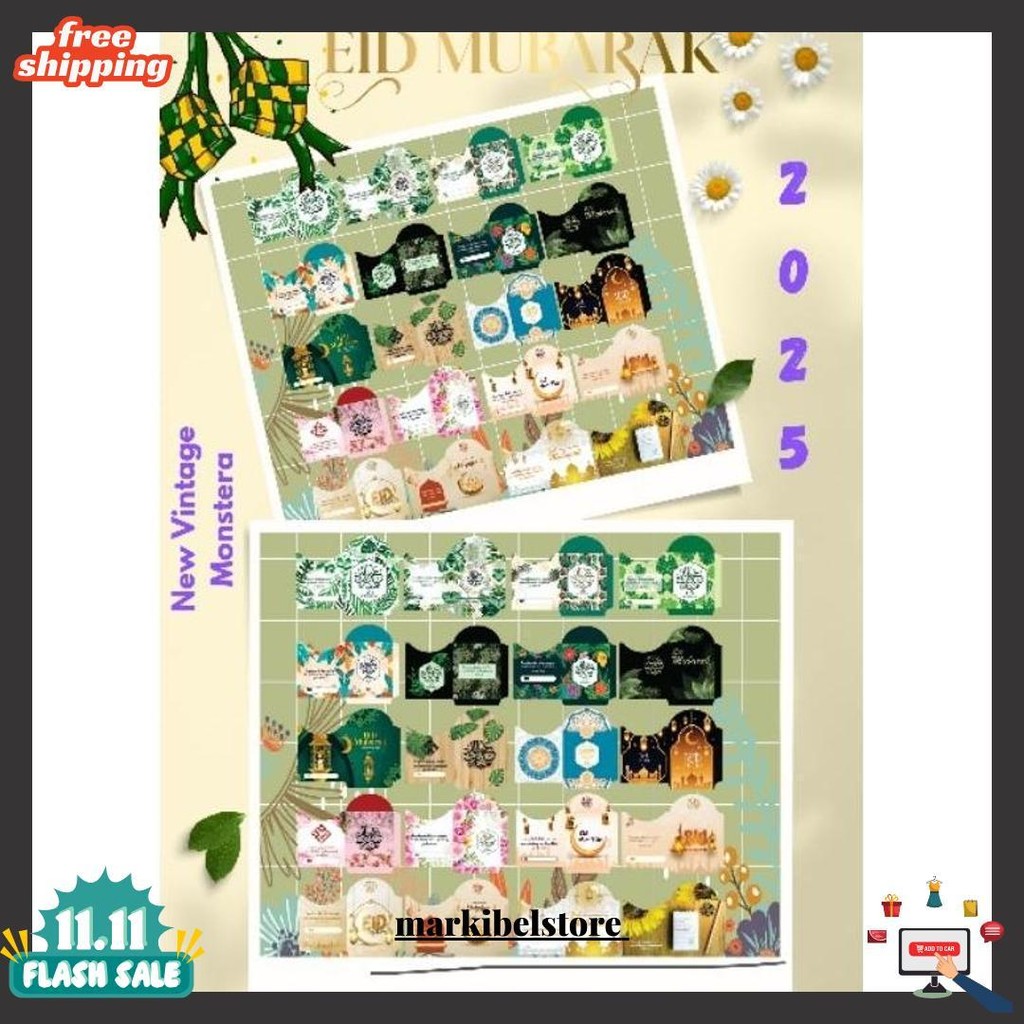 

10 Pcs Amplop Lebaran Estetik 2025 Medium Size / Siap Pakai Gratis Ongkir
