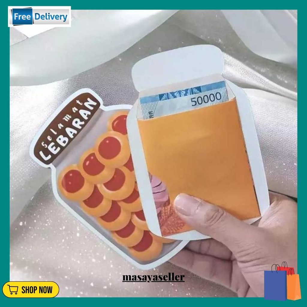 

Amplop Lebaran 2025 Unik Isi 6 Pcs Model Toples Bahan Tebal Tidak Mudah Sobek Angpao Lebaran Cod