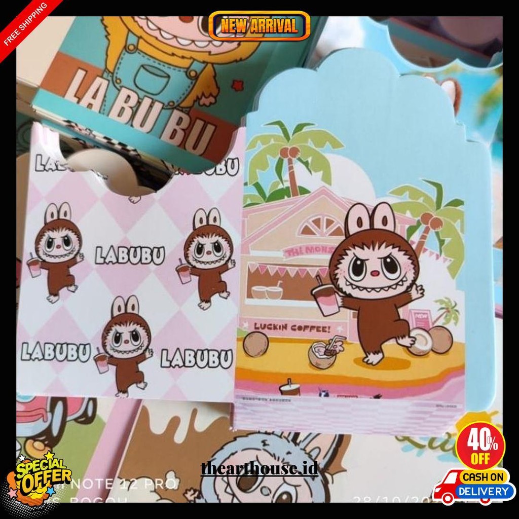

Pilih Motif - 100 Lembar Amplop Labubu Kuromi Sanrio Terbaru Terviral Uk Medium Original Produk