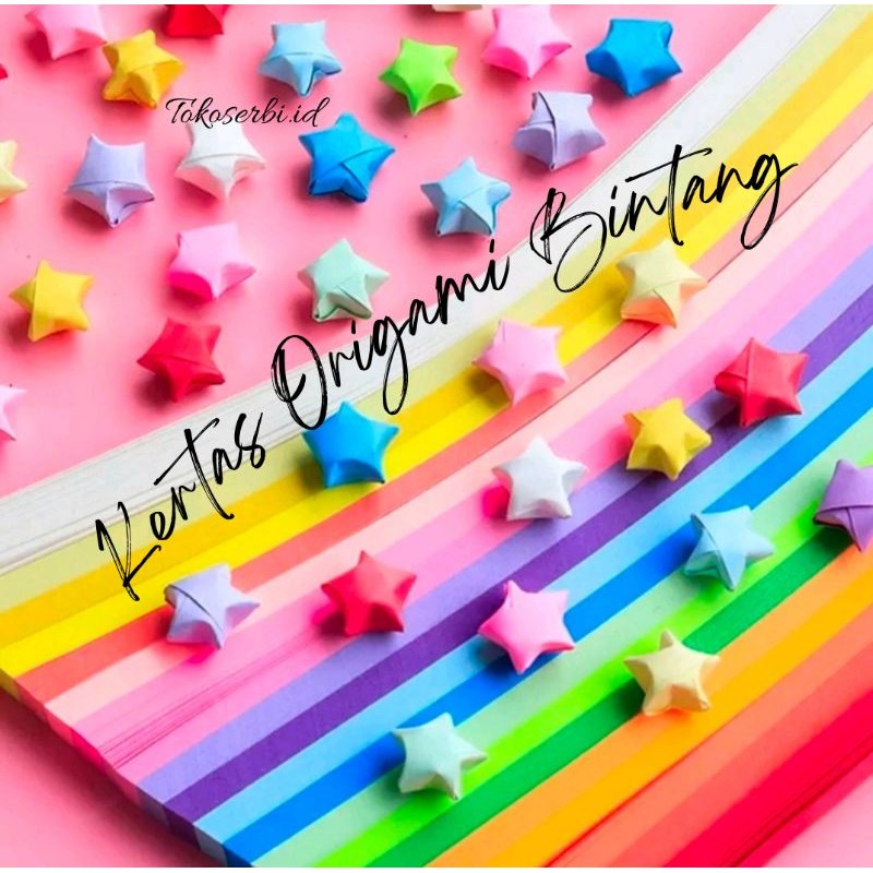 

Kertas Bintang Origami | Kertas Bintang | Bintang Origami Warna-warni | Warna Pastel (100pcs) by karoku.id