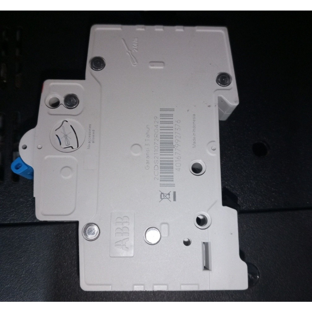 MCB ABB biru 16A modif MCB ABB anti jeglek anti panas MCB ABB modifikasi MCB ABB 16A modif ke