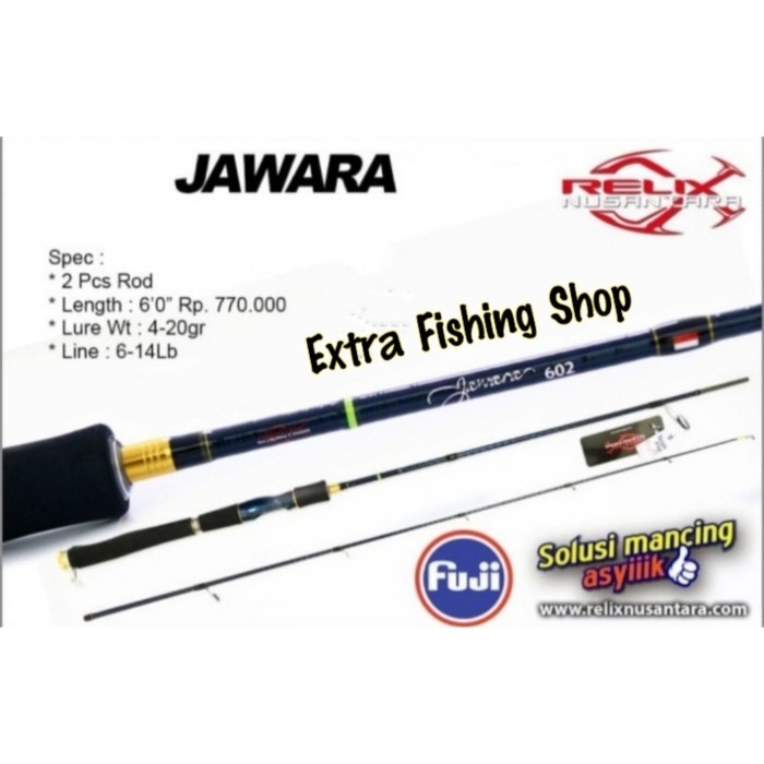 Set Joran Joran Relix Nusantara Jawara 14Lb 180Cm