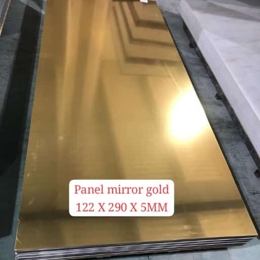 Wall Mirror Wallpanel Kaca Panel Mirror Silver Gold Panel Kaca