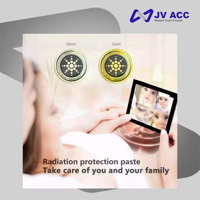 

[ISI 6PCS] STIKER STICKER ANTI RADIASI HP / IPAD / ELEKTORNIK ORIGINAL