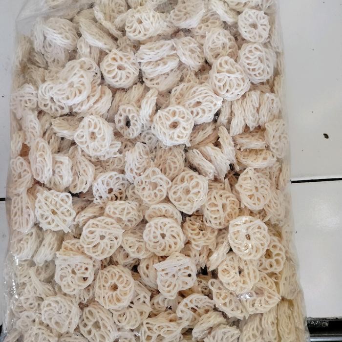 

Readyy!! 5 Kg krupuk terung/ krupuk mawar terung kecil/ krupuk seblak viral (Mentah)