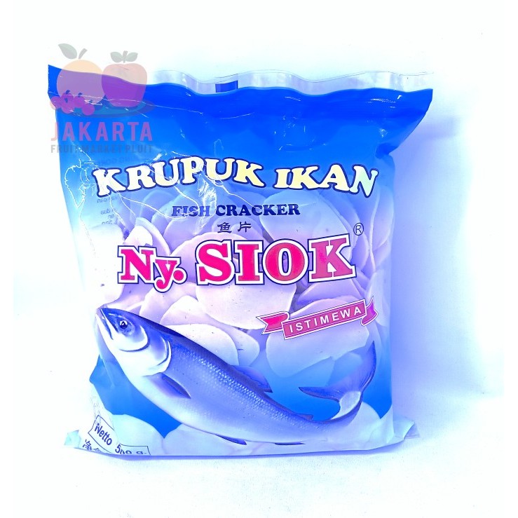 

Readyy!! (KERUPUK) NY. SIOK KERUPUK IKAN MENTAH 500GR