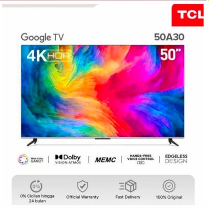 NewTcl 50Inch 50A30 Smart Android 11