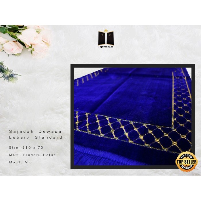 Kosanshoop Sajadah Turkey Dewasa Motif Polos/Sedikit - Grosir Sejadah