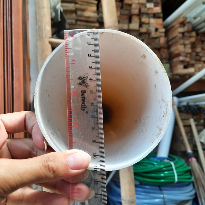 Pipa Pvc 4 Inch Rucika Wavin (D) Per Batang