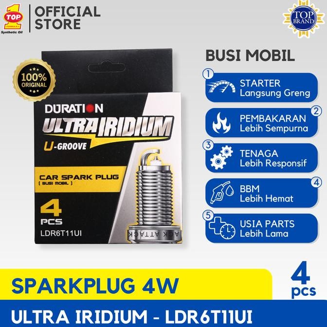 Busi Mobil Iridium Ldr6T11Ui - Busi Agya - Ayla - Calya - Sigra Original Dan Terpercaya