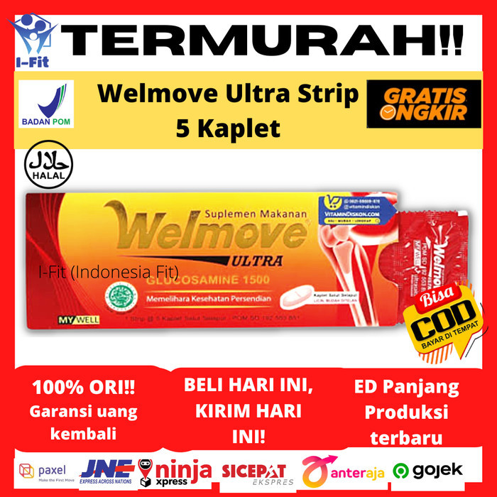 HOT SALE Welmove Ultra Strip isi 5 Kaplet Suplemen dan Obat Nyeri Radang Sendi