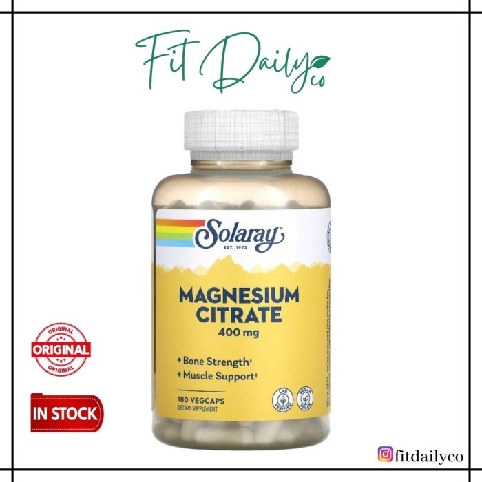 Solaray Magnesium Citrate 400 mg