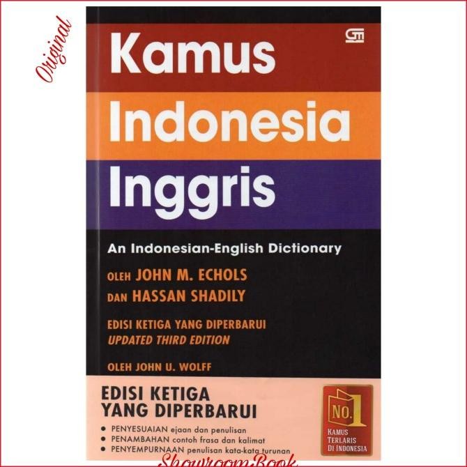 

Terlaris Kamus Bahasa Indonesia Inggris John Echols ( Hard Cover ) Ready Stok