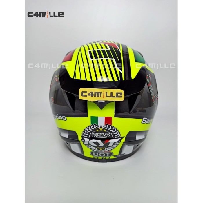 HELM KYT R10 FLAT VISOR SAN MARINO CIRCUIT FULL FACE