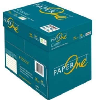 

PROMO! [Grab/Gojek] Kertas Fotocopy Print HVS A4 75 / 80 gr PaperOne Box Dus